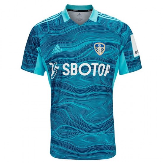 Camisola Leeds United Guarda-redes Equipamento Primeiro 2021-2022 Manga Curta